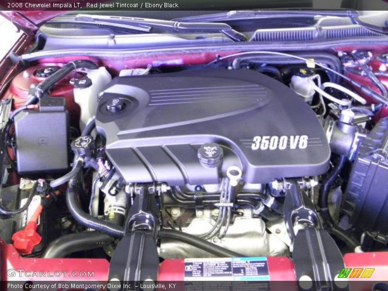 Red Jewel Tintcoat / Ebony Black 2008 Chevrolet Impala LT