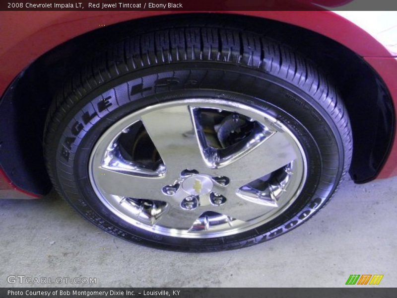 Red Jewel Tintcoat / Ebony Black 2008 Chevrolet Impala LT