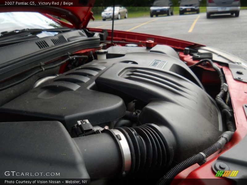 Victory Red / Beige 2007 Pontiac G5