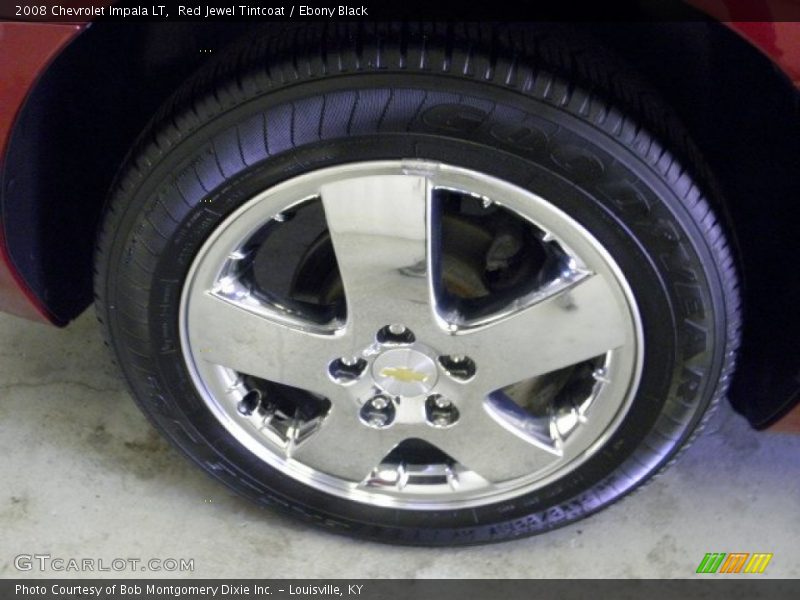 Red Jewel Tintcoat / Ebony Black 2008 Chevrolet Impala LT