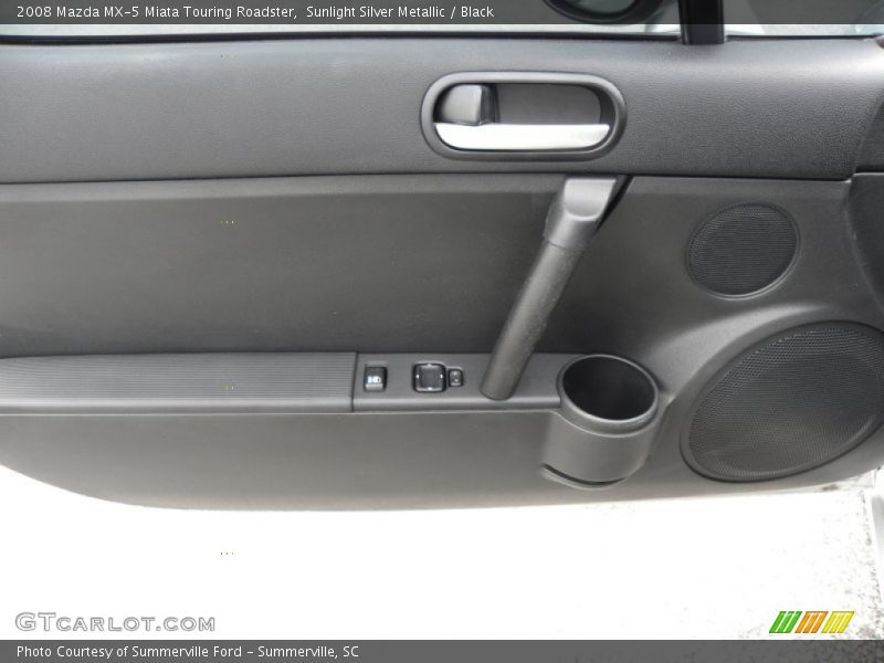 Sunlight Silver Metallic / Black 2008 Mazda MX-5 Miata Touring Roadster