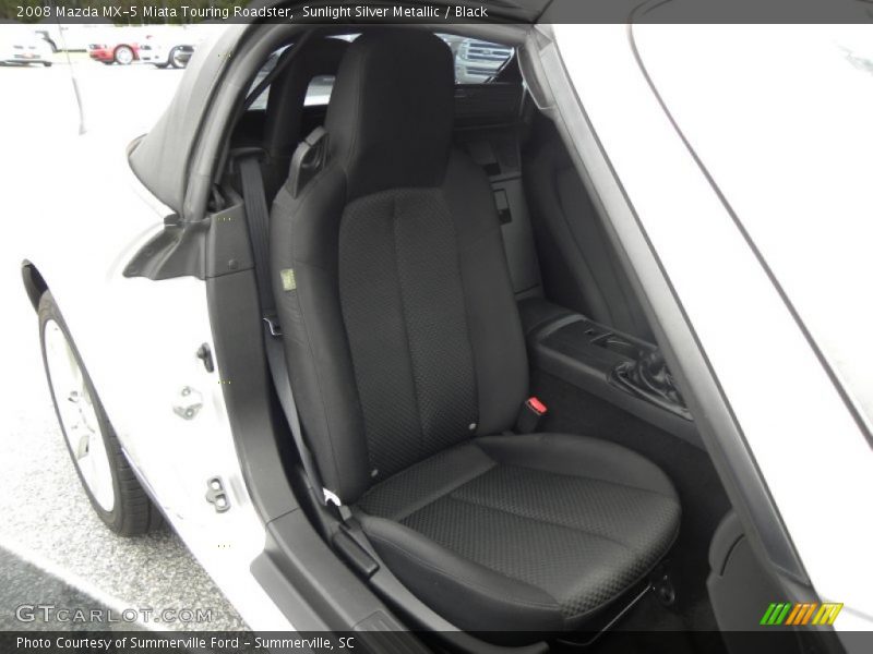 Sunlight Silver Metallic / Black 2008 Mazda MX-5 Miata Touring Roadster