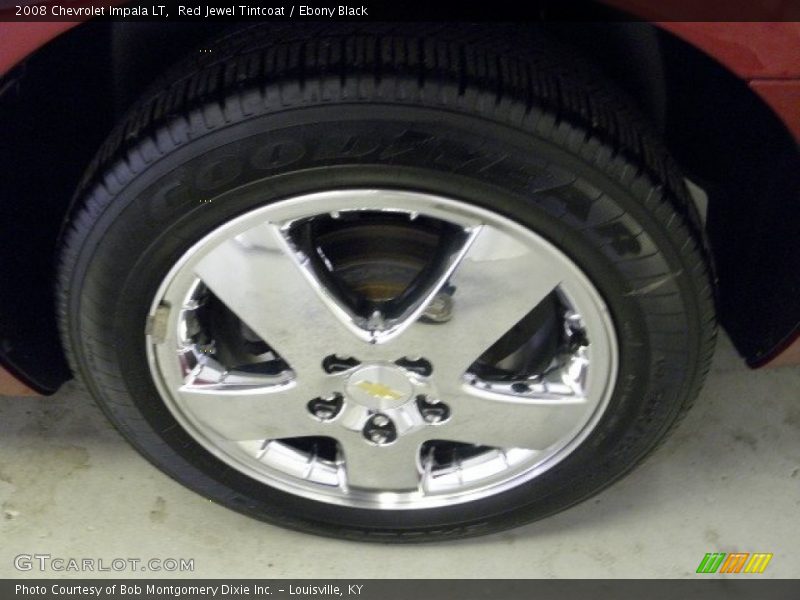 Red Jewel Tintcoat / Ebony Black 2008 Chevrolet Impala LT
