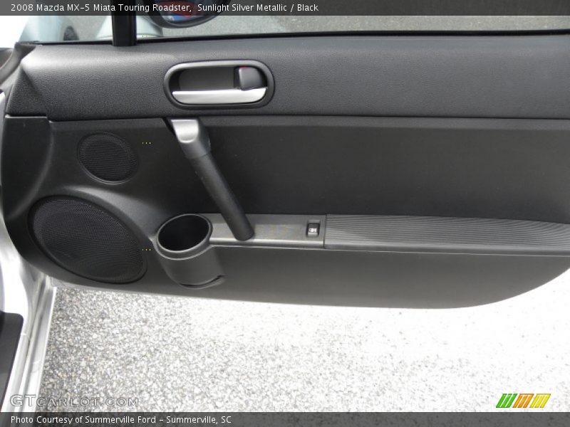 Sunlight Silver Metallic / Black 2008 Mazda MX-5 Miata Touring Roadster