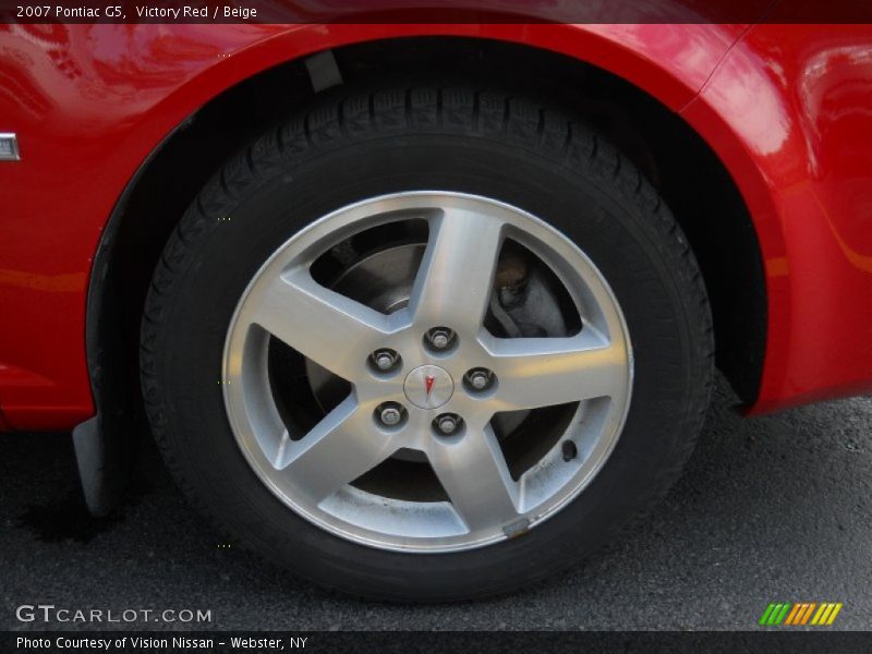 Victory Red / Beige 2007 Pontiac G5