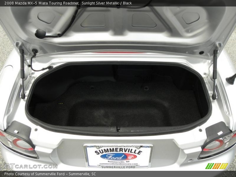 Sunlight Silver Metallic / Black 2008 Mazda MX-5 Miata Touring Roadster