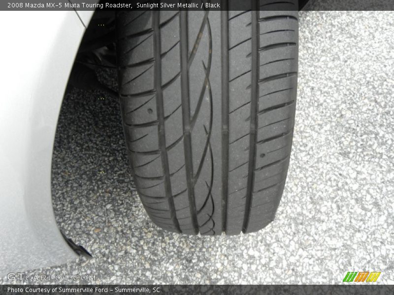 Sunlight Silver Metallic / Black 2008 Mazda MX-5 Miata Touring Roadster