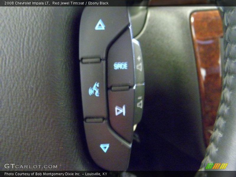 Red Jewel Tintcoat / Ebony Black 2008 Chevrolet Impala LT