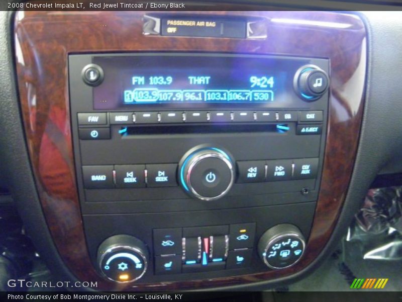 Red Jewel Tintcoat / Ebony Black 2008 Chevrolet Impala LT