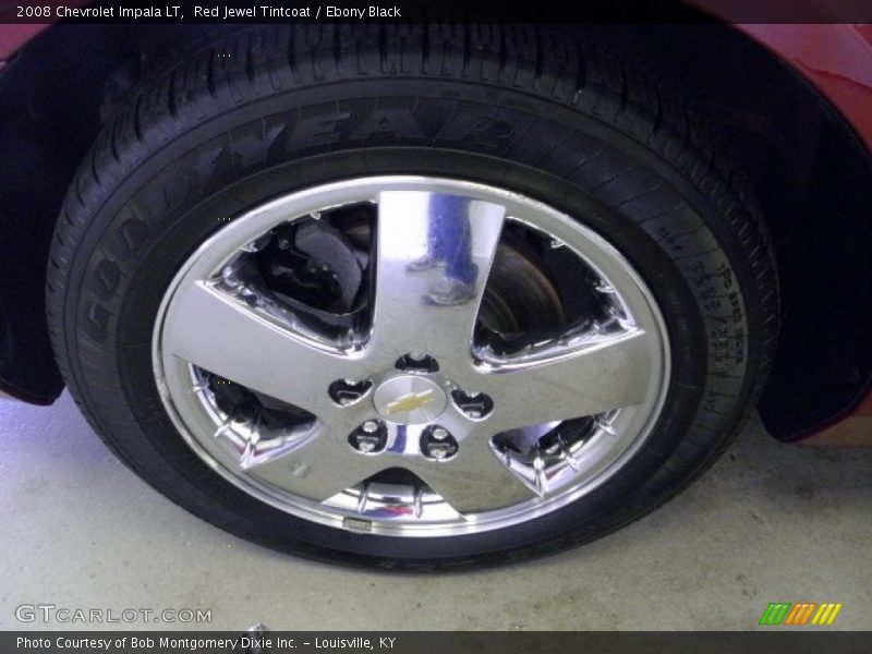 Red Jewel Tintcoat / Ebony Black 2008 Chevrolet Impala LT