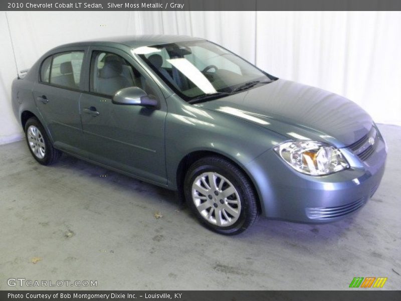Silver Moss Metallic / Gray 2010 Chevrolet Cobalt LT Sedan