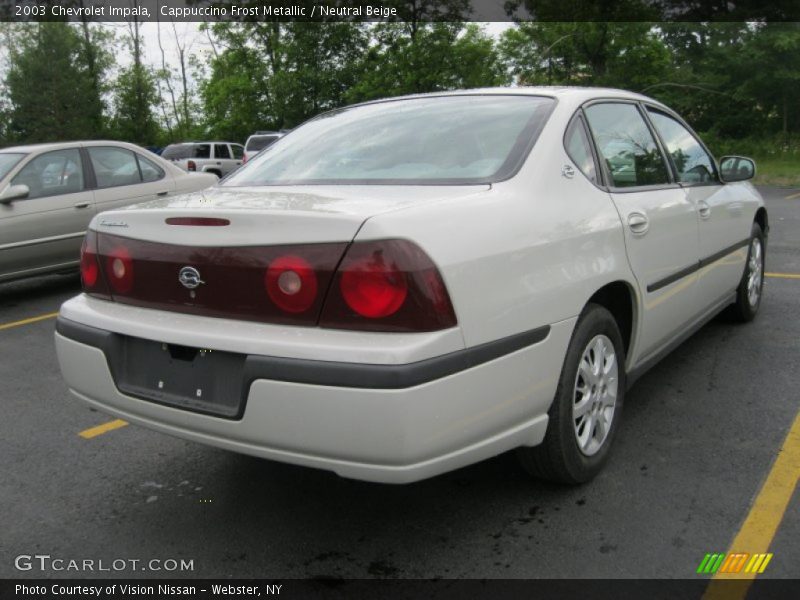 Cappuccino Frost Metallic / Neutral Beige 2003 Chevrolet Impala
