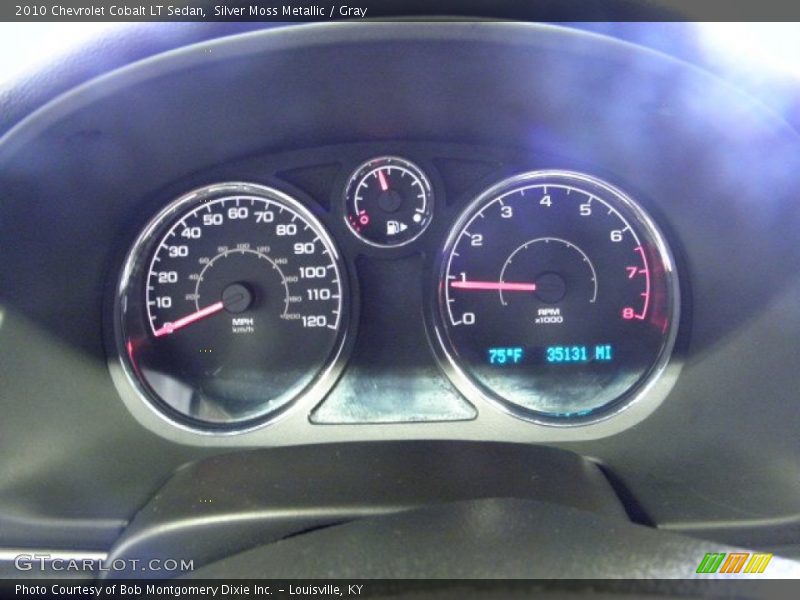 Silver Moss Metallic / Gray 2010 Chevrolet Cobalt LT Sedan