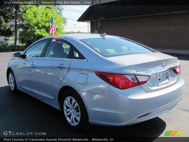 Iridescent Silver Blue Metallic / Gray 2011 Hyundai Sonata GLS