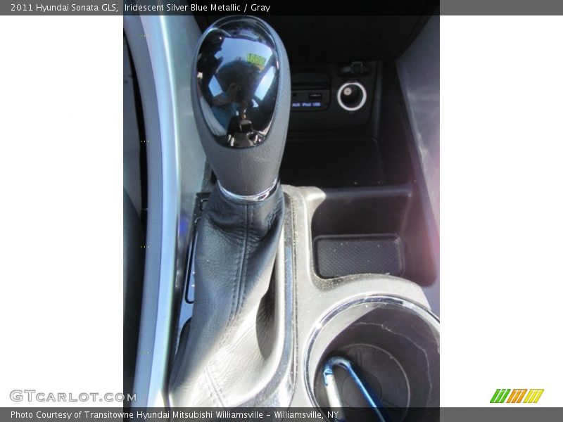 Iridescent Silver Blue Metallic / Gray 2011 Hyundai Sonata GLS