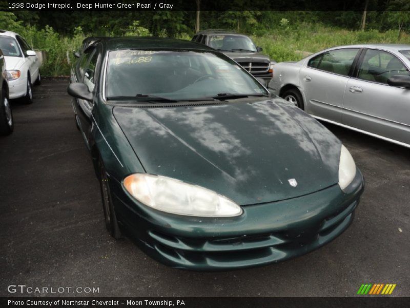 Deep Hunter Green Pearl / Gray 1998 Dodge Intrepid