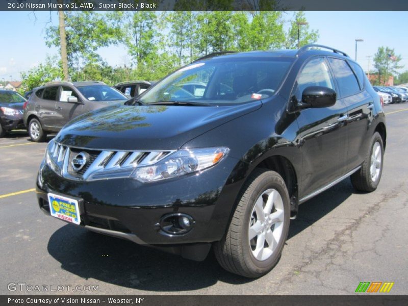 Super Black / Black 2010 Nissan Murano SL AWD