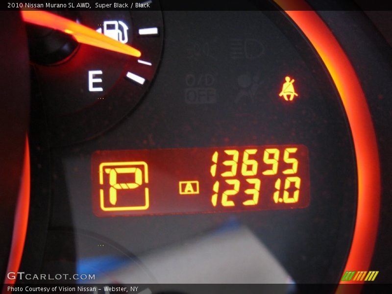 Super Black / Black 2010 Nissan Murano SL AWD