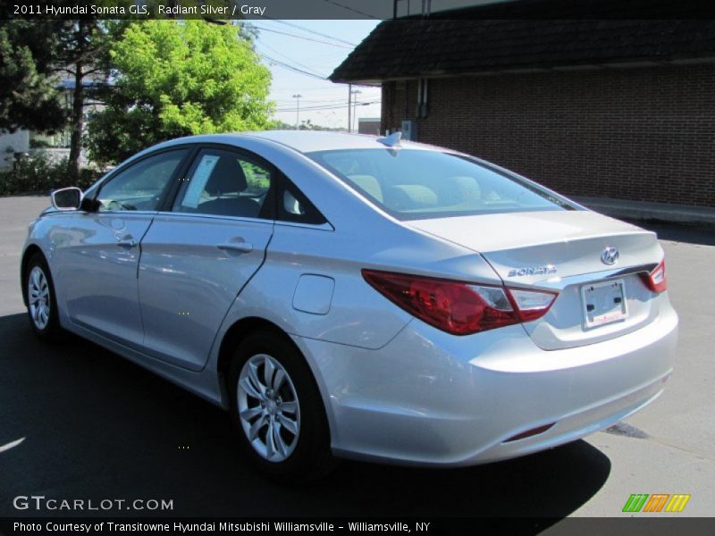 Radiant Silver / Gray 2011 Hyundai Sonata GLS