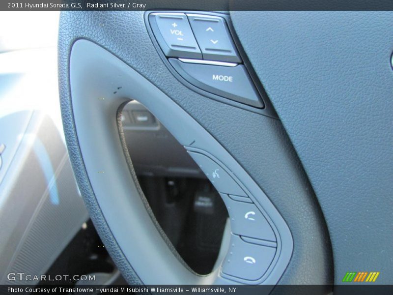 Radiant Silver / Gray 2011 Hyundai Sonata GLS