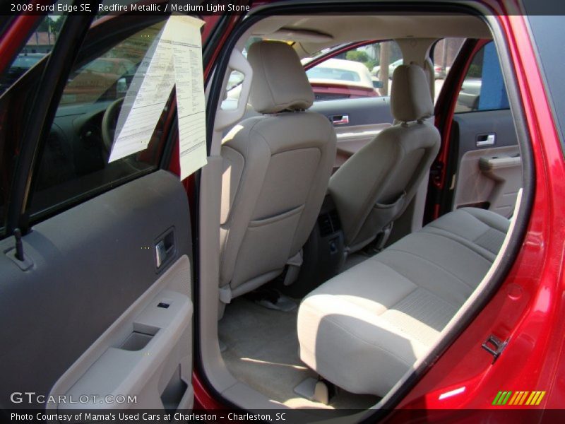 Redfire Metallic / Medium Light Stone 2008 Ford Edge SE