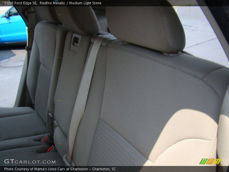 Redfire Metallic / Medium Light Stone 2008 Ford Edge SE