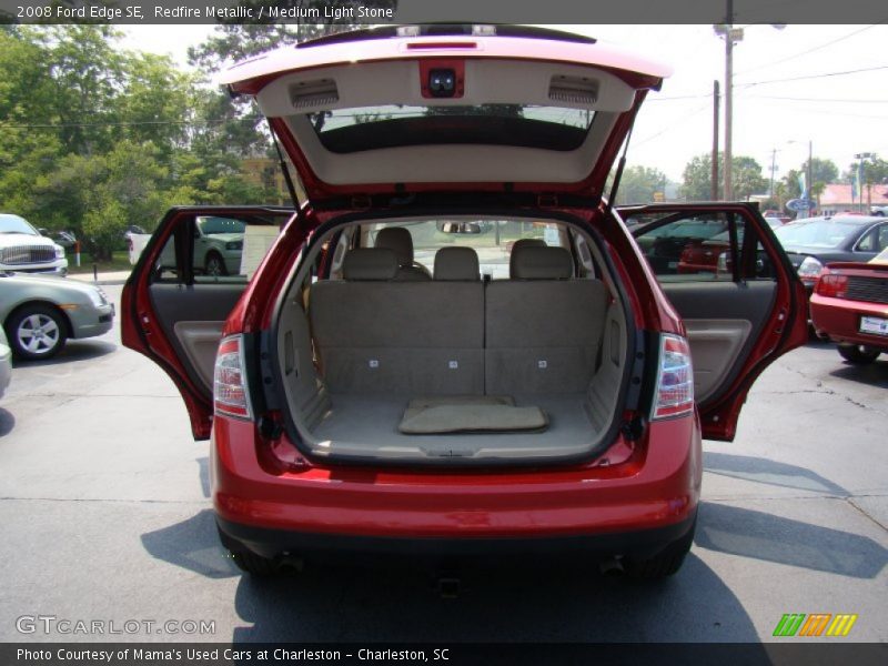 Redfire Metallic / Medium Light Stone 2008 Ford Edge SE