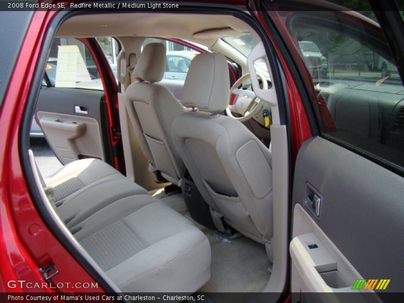 Redfire Metallic / Medium Light Stone 2008 Ford Edge SE