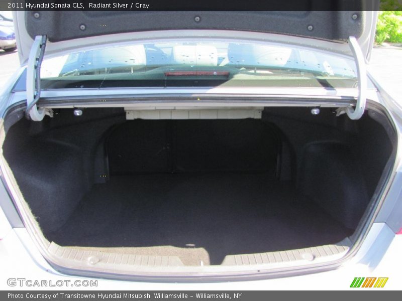 Radiant Silver / Gray 2011 Hyundai Sonata GLS