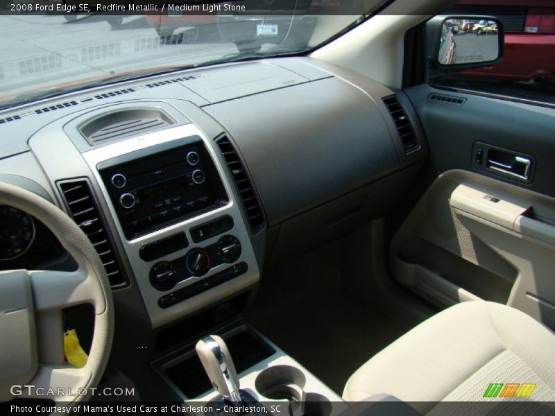 Redfire Metallic / Medium Light Stone 2008 Ford Edge SE