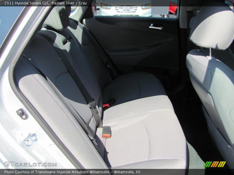 Radiant Silver / Gray 2011 Hyundai Sonata GLS