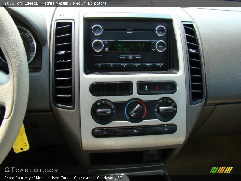 Redfire Metallic / Medium Light Stone 2008 Ford Edge SE