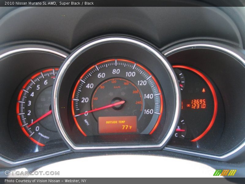 Super Black / Black 2010 Nissan Murano SL AWD