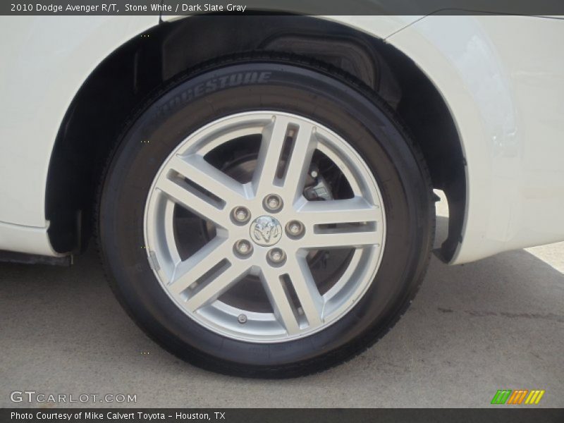 Stone White / Dark Slate Gray 2010 Dodge Avenger R/T