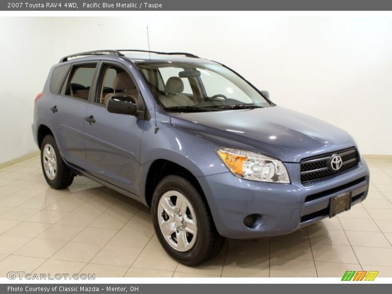 Pacific Blue Metallic / Taupe 2007 Toyota RAV4 4WD