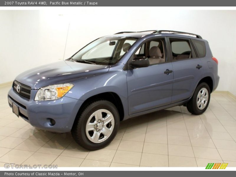 Pacific Blue Metallic / Taupe 2007 Toyota RAV4 4WD
