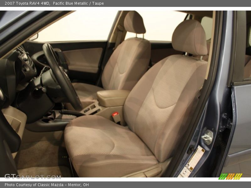 Pacific Blue Metallic / Taupe 2007 Toyota RAV4 4WD