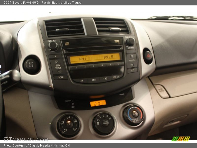 Pacific Blue Metallic / Taupe 2007 Toyota RAV4 4WD