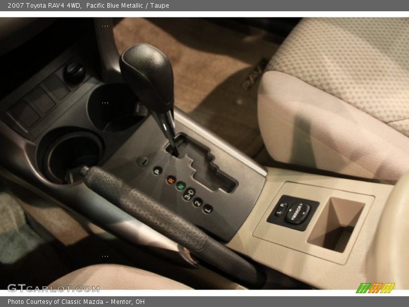 Pacific Blue Metallic / Taupe 2007 Toyota RAV4 4WD