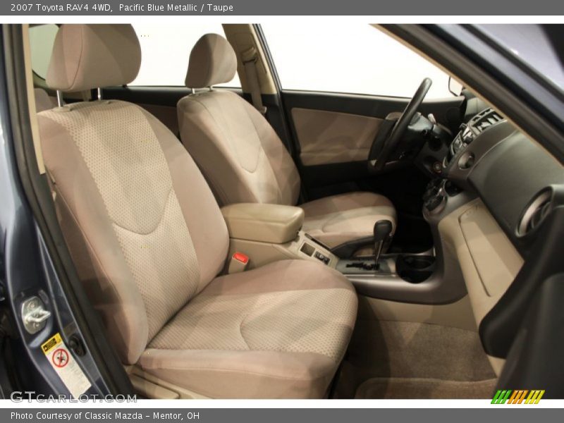 Pacific Blue Metallic / Taupe 2007 Toyota RAV4 4WD