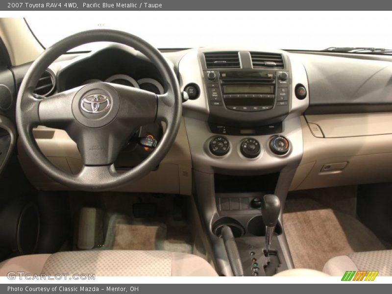 Pacific Blue Metallic / Taupe 2007 Toyota RAV4 4WD