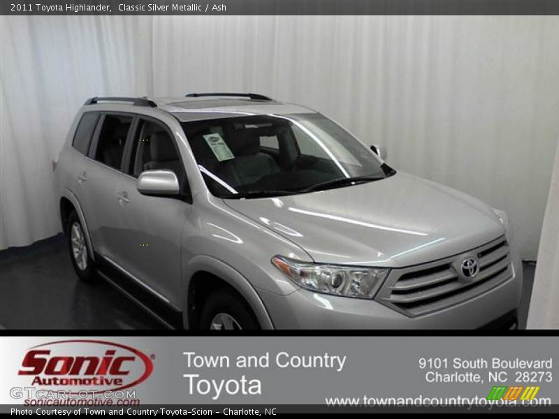 Classic Silver Metallic / Ash 2011 Toyota Highlander
