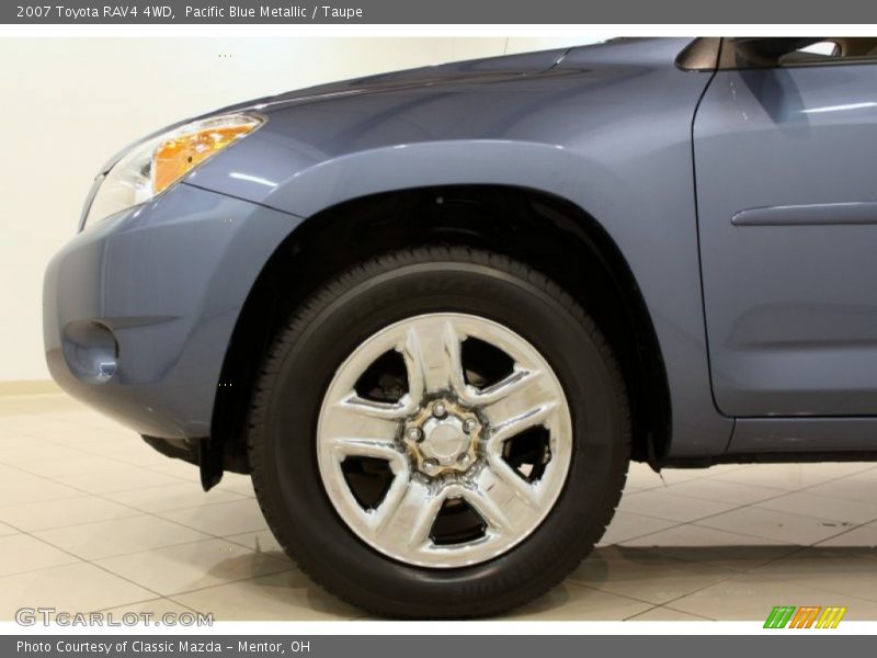 Pacific Blue Metallic / Taupe 2007 Toyota RAV4 4WD