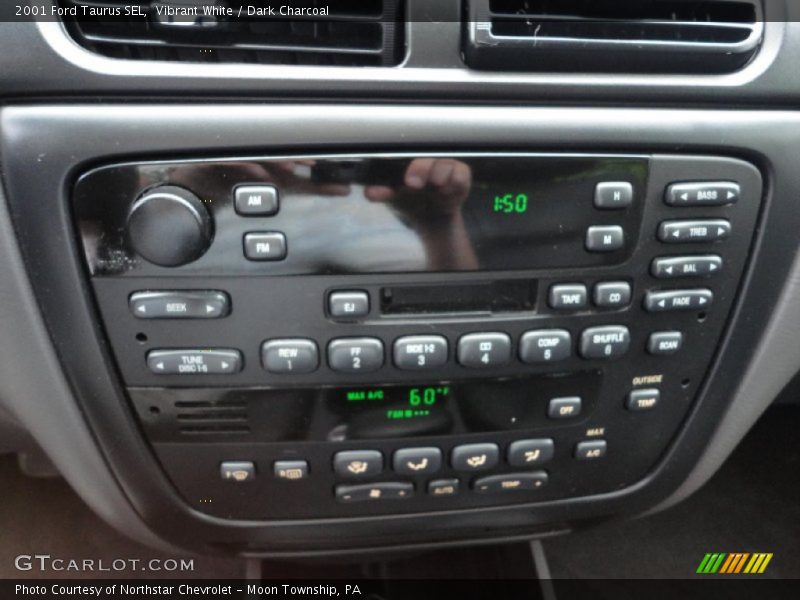 Vibrant White / Dark Charcoal 2001 Ford Taurus SEL