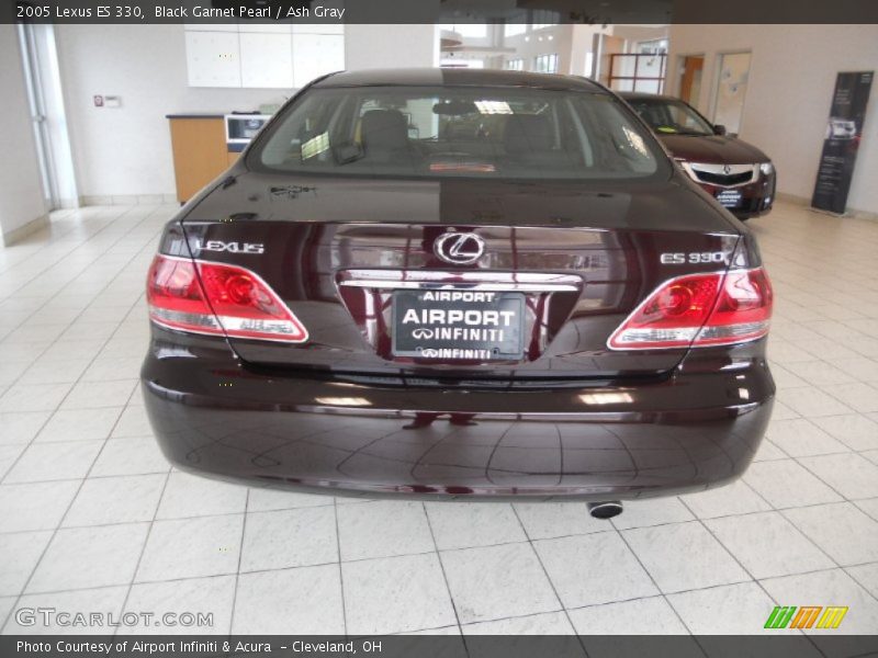 Black Garnet Pearl / Ash Gray 2005 Lexus ES 330