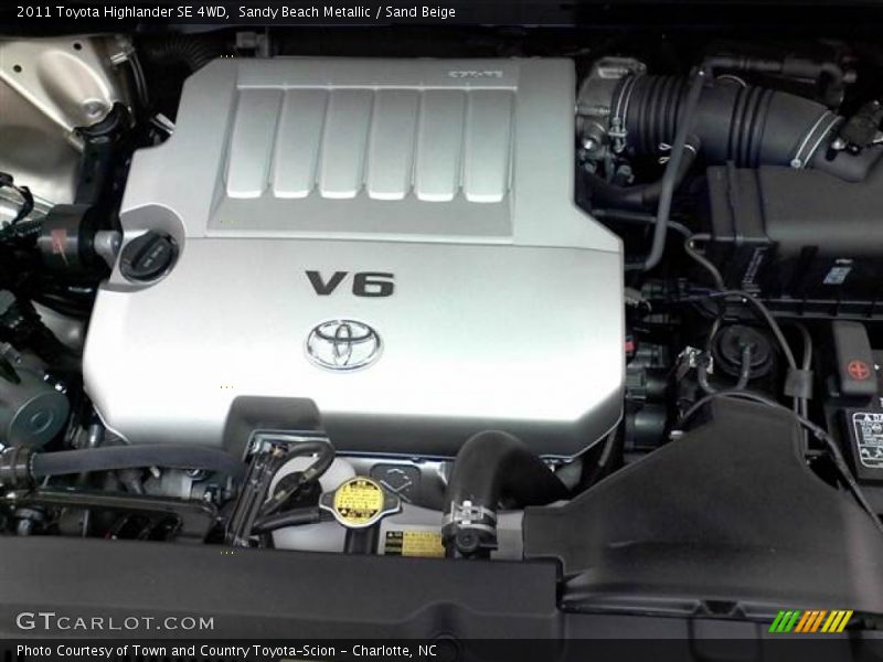 Sandy Beach Metallic / Sand Beige 2011 Toyota Highlander SE 4WD