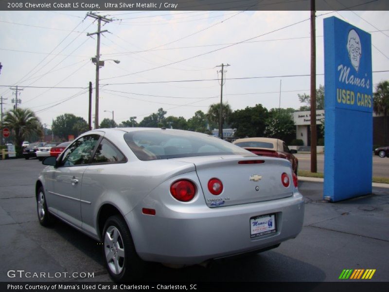 Ultra Silver Metallic / Gray 2008 Chevrolet Cobalt LS Coupe