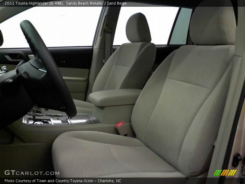 Sandy Beach Metallic / Sand Beige 2011 Toyota Highlander SE 4WD