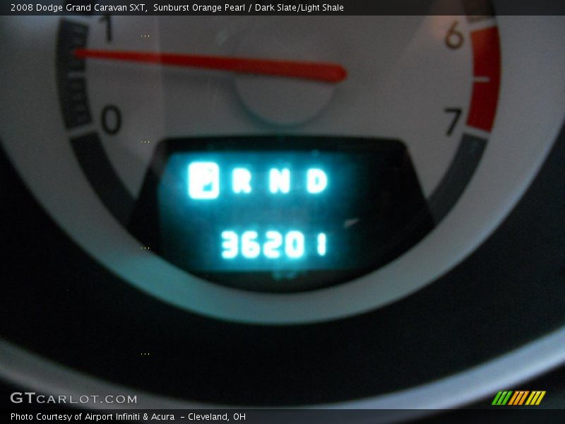 Sunburst Orange Pearl / Dark Slate/Light Shale 2008 Dodge Grand Caravan SXT