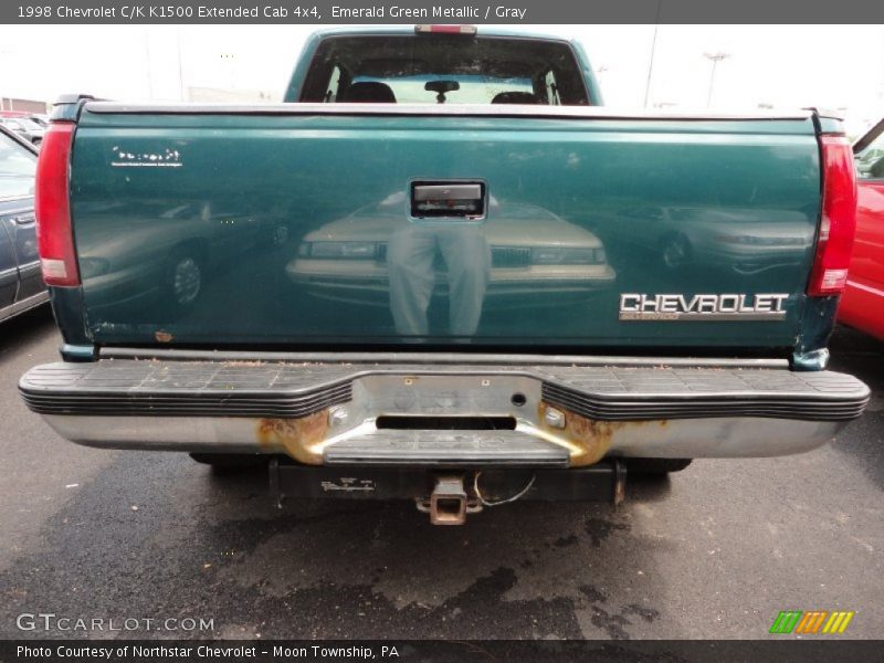 Emerald Green Metallic / Gray 1998 Chevrolet C/K K1500 Extended Cab 4x4